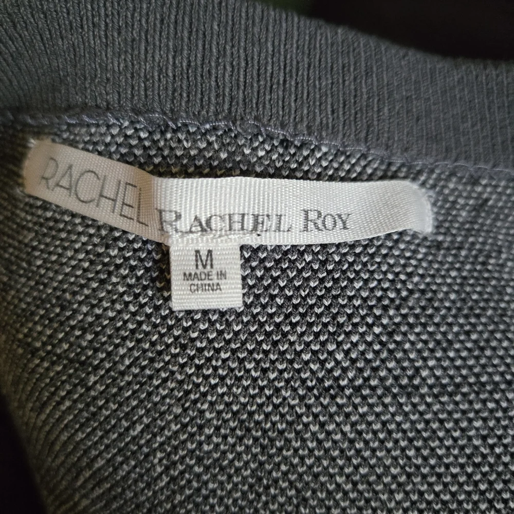 Rachel Roy gorgeous tribal gray black & white sweater skirt szM NWT - Picture 4 of 4